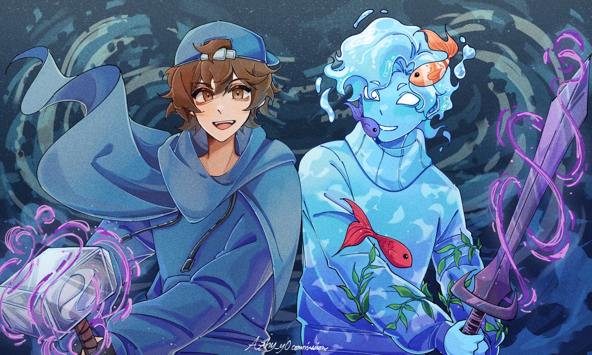 I haven't seen this on Twitter so I thought I'd share it bacuse this is lowkey INSANE - Made by Azhy

The strongest duo of <a href="/RankedSMP1/">Ranked SMP</a>