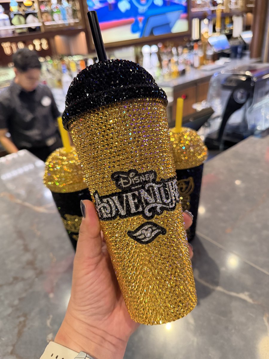 キラキラタンブラー買っちゃいましたー✨ タンブラー17ドル＋チップ
