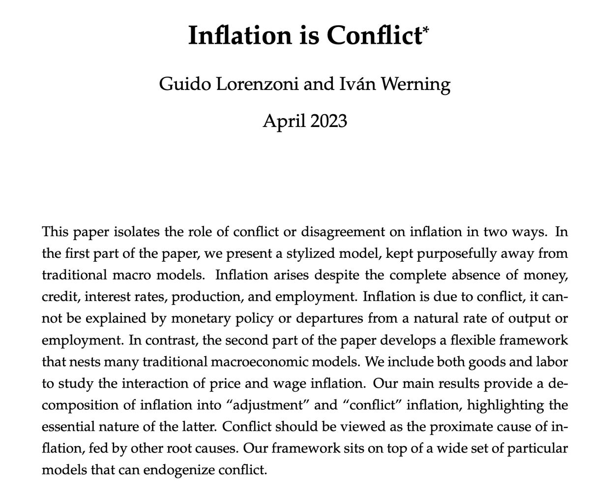 JamesGrahamEcon's tweet photo. @heterodox_econs Related, but might be a little disconnect, as Kaplan et al. is about the distributions of income/wealth across households. From the abstract, Levrero seems to about the distribution of income across factors of production.

Relatedly, have you come across this? https://t.co/WL8vqxV4XU