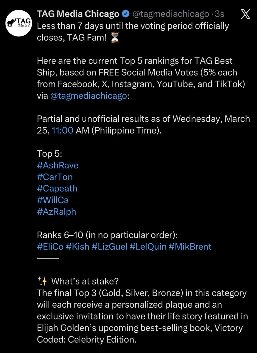 TAG Media Chicago tweet media