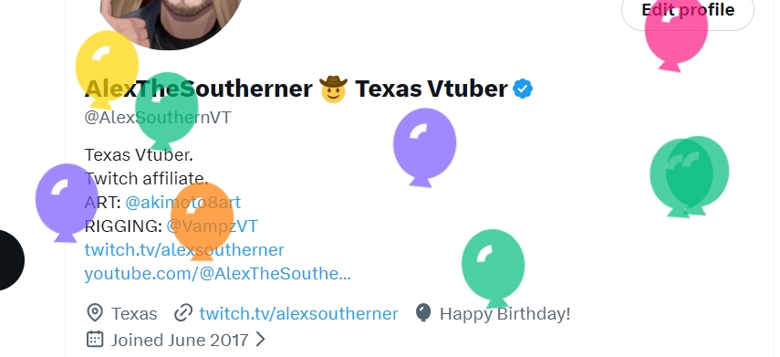 AlexTheSoutherner 🤠 Texas Vtuber tweet media