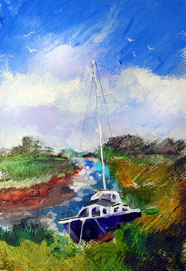 ChrisBilton3's tweet photo. #boat #GibraltarPoint #nationalnaturereserve #coast #Lincolnshire #England. #LincolnshireCountyCouncil #EastLindseyDistrictCouncil #LincolnshireWildlifTrust #artinlincolnshire #pleinairpainting #landscapepainting #biltonart #opencountry #clouds #allaprima #clarifiedimpressionism https://t.co/SrcPvnwZae