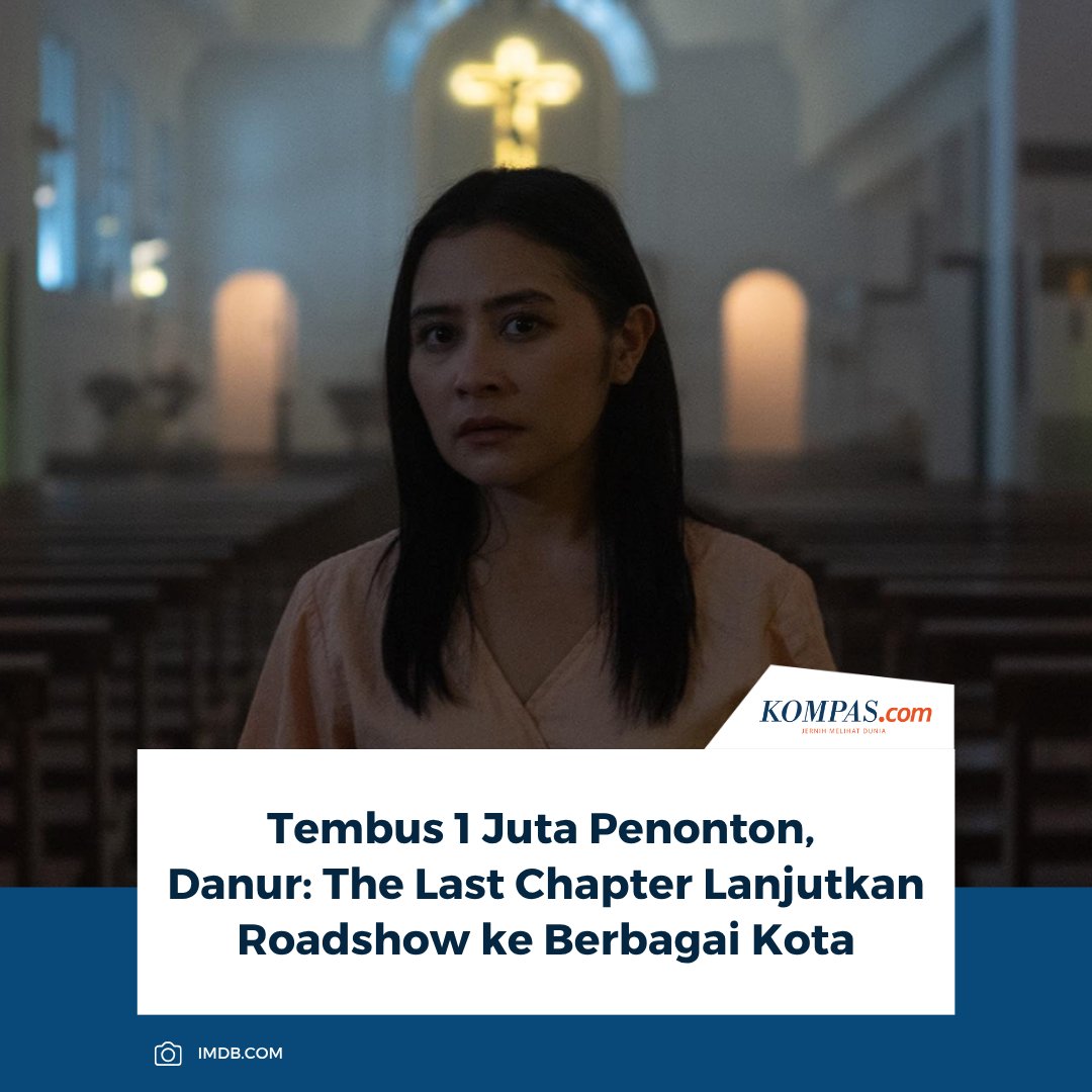 kompascom's tweet image. Setelah menembus angka 1 juta penonton, film Danur: The Last Chapter arahan Awi Suryadi itu akan melanjutkan roadshow ke berbagai kota di Indonesia hingga akhir Maret.

👉🏻Baca selengkapnya entertainment.kompas.com/read/2026/03/2…

~AM #Danur #Roadshow #JawaBarat