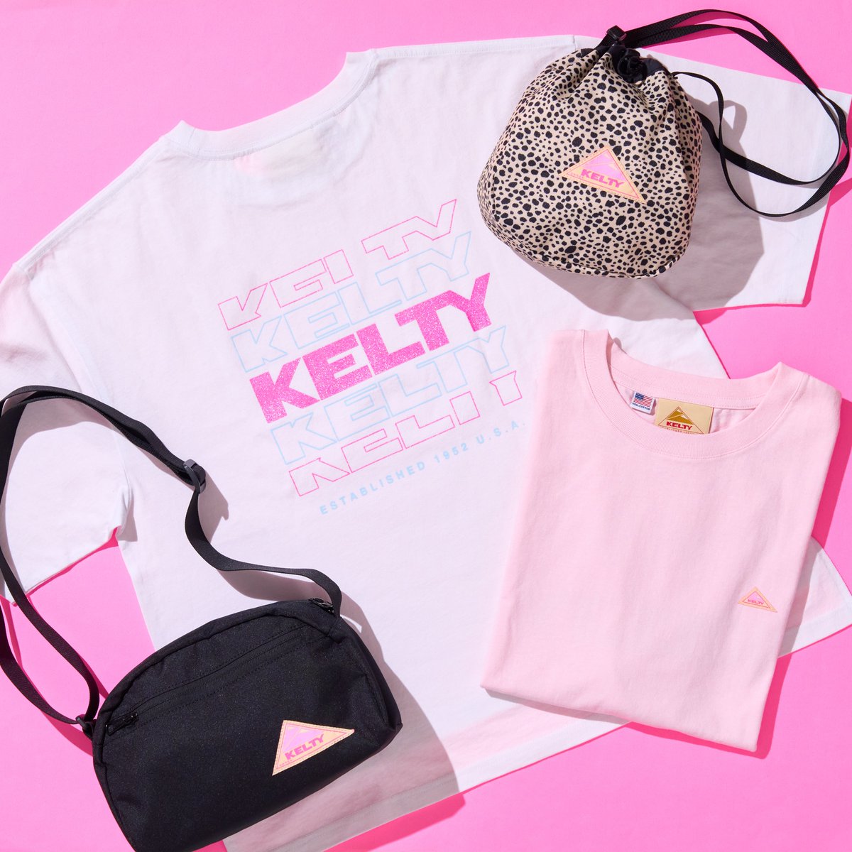 🩷✨ PLAZA限定 ✨🩷 「KELTY(ケルティ)」のブランドロゴがPINKに