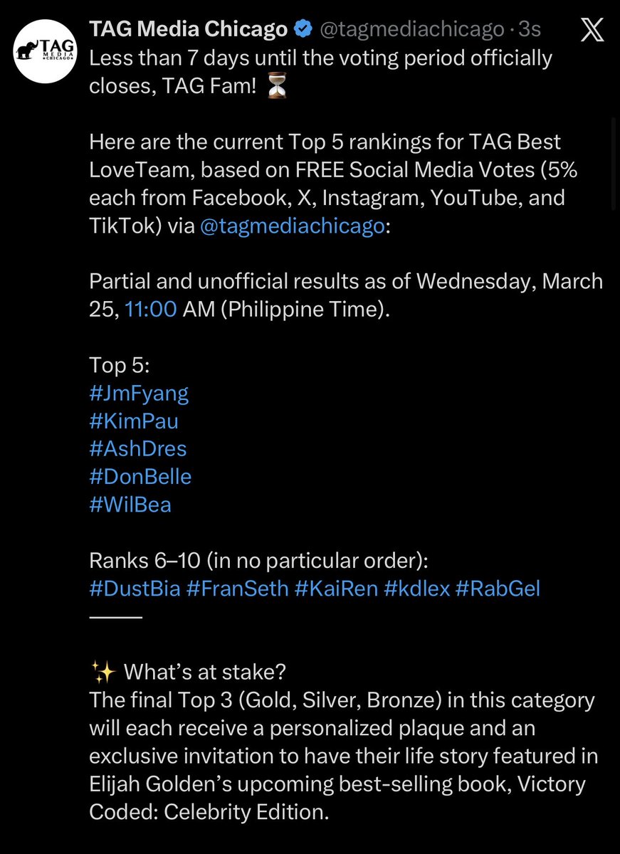 TAG Media Chicago tweet media