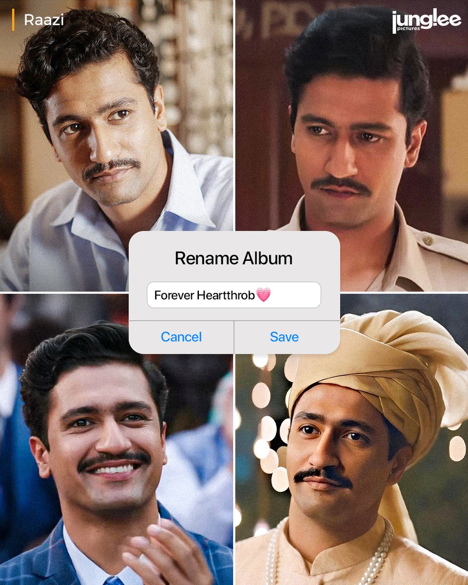 JungleePictures's tweet photo. The reason our storage is full already ๐ฅฐ
@vickykaushal09
#JungleePictures #Raazi #HeartRob https://t.co/t61NYVq4WY