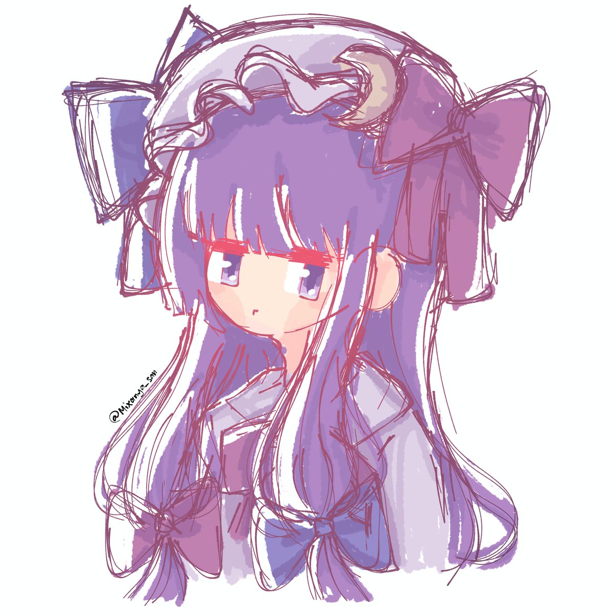 Mixanya_san's tweet photo. Mhmm one of my favorite characters Btw #Patchy #patchouliknowledge #Touhou #touhou https://t.co/fcfNSvvuYw