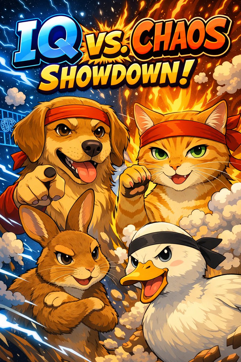 DUCK_Writer27_3's tweet photo. 🐶🐱🐇🦆 ใครเจ๋งกว่า:
มาเทียบความฉลาดสัตว์เลี้ยงแสนรักกัน
⚔️ DUCK Versus
💡 คุณคิดว่า สัตว์เลี้ยงตัวไหน
ฉลาดสุด, ติสท์สุด, ขี้โวยวายที่สุด? 🔽
📖 อ่านต่อได้ใน ⓕ DUCK Writer-27.3
https://t.co/nphc8EfQe3
#DUCKWriter27_3 #PetBattle #AnimalShowdown #DogVsCat #BunnyLife #DuckLover https://t.co/8Zo3rFINMh
