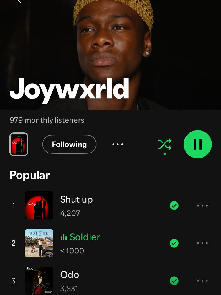I don’t even know where to start… just thank you. ❤️
Seeing 900+ monthly listeners might look like just a number to some people, but to me, it means everything. Every single stream, every share, every person who took a moment to listen to my music I feel it, and I appreciate it