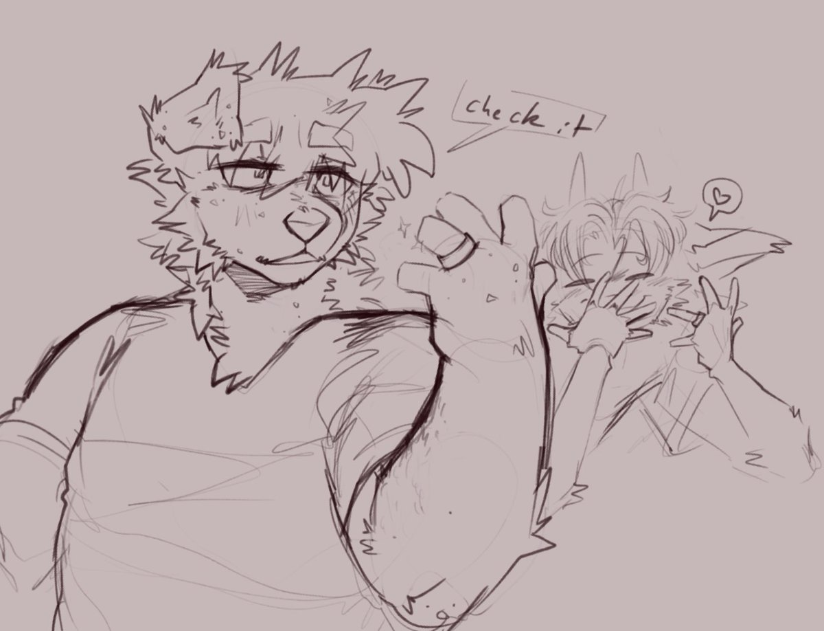 i wanted to draw him evil