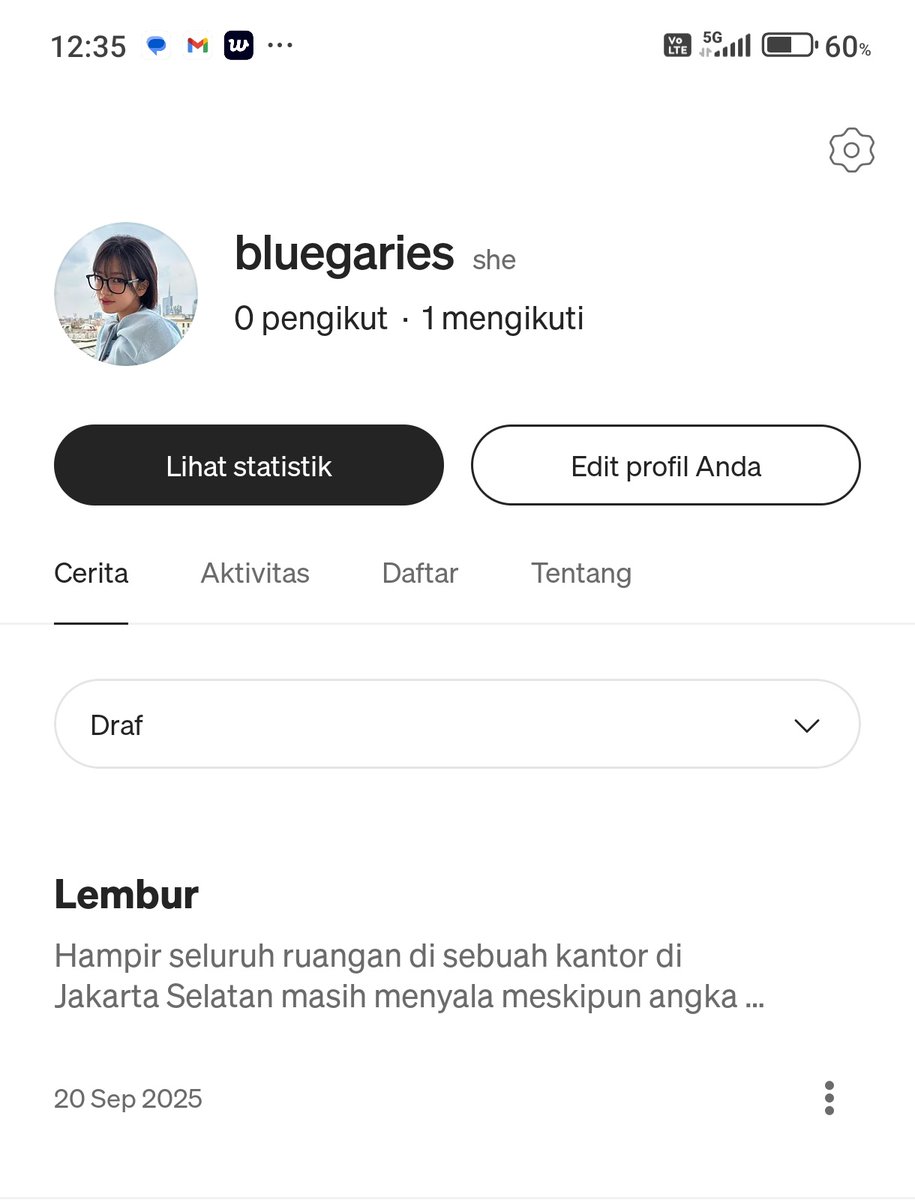 bluegaries's tweet photo. gak lanjut sampe sekarang krn udah gatau mau nulis apa😃 https://t.co/SxGKMkdH1C