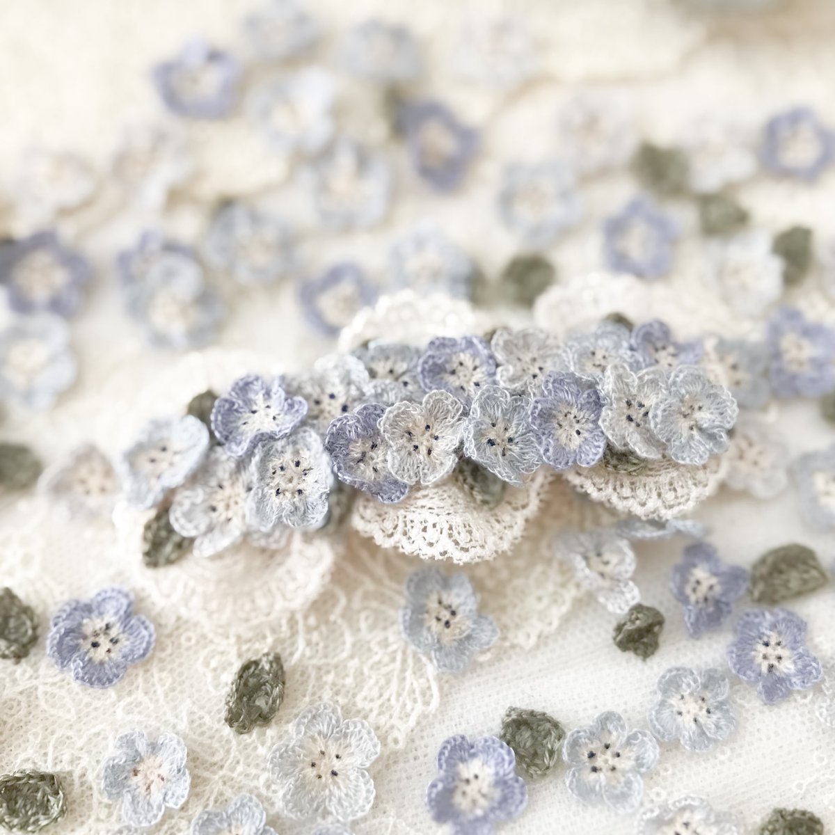 ふんわりレース編みspinu tweet media