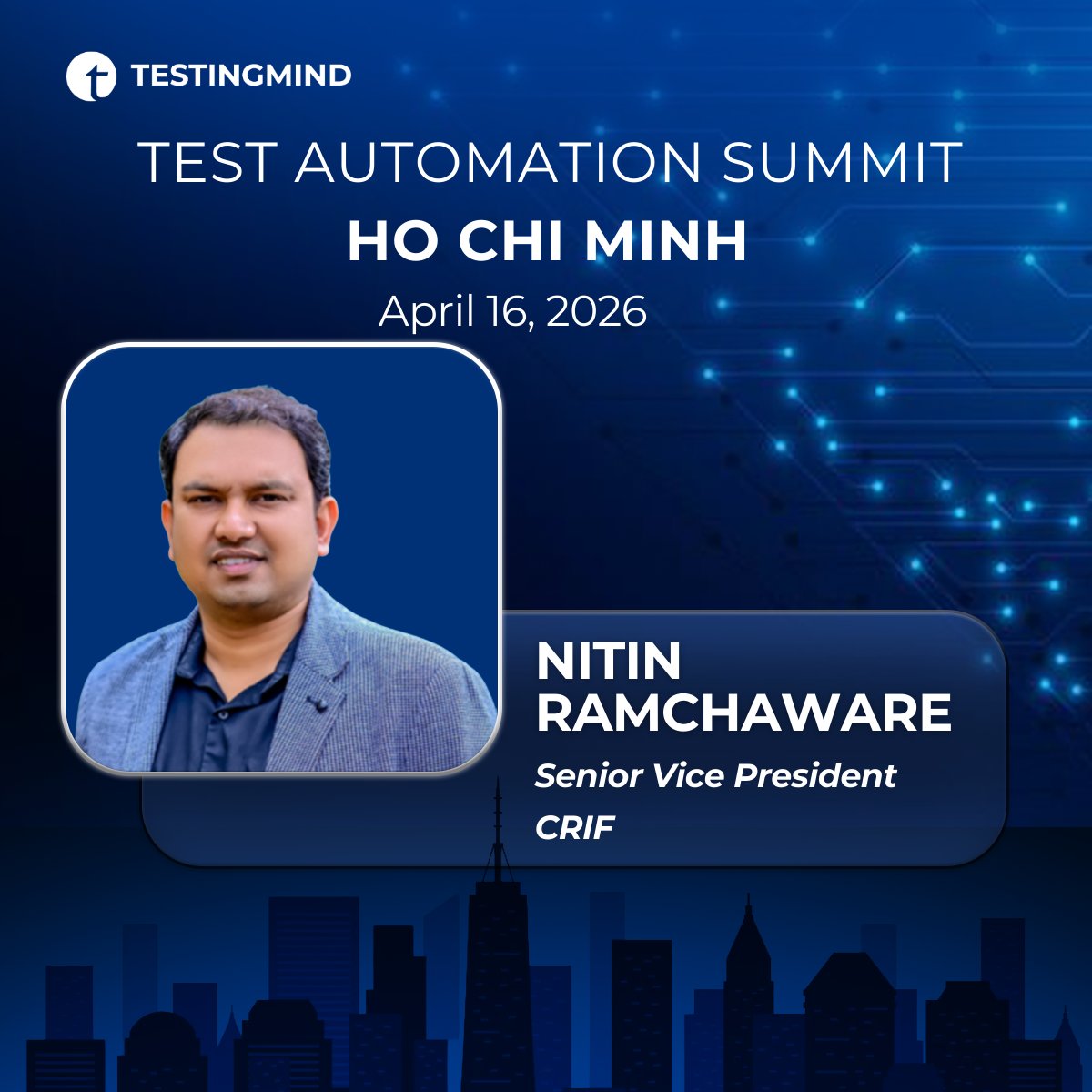 testingmindcon's tweet photo. AI in testing sounds powerful—but without control, it adds complexity.
Real impact comes from scaling AI with governance, not just experimentation.
📍 Ho Chi Minh City | 📅 16 April 2026
QA’s future = controlled, AI-driven quality. 🚀
#TestingMind #TestAutomationSummit https://t.co/6M4MpZ1Zmk