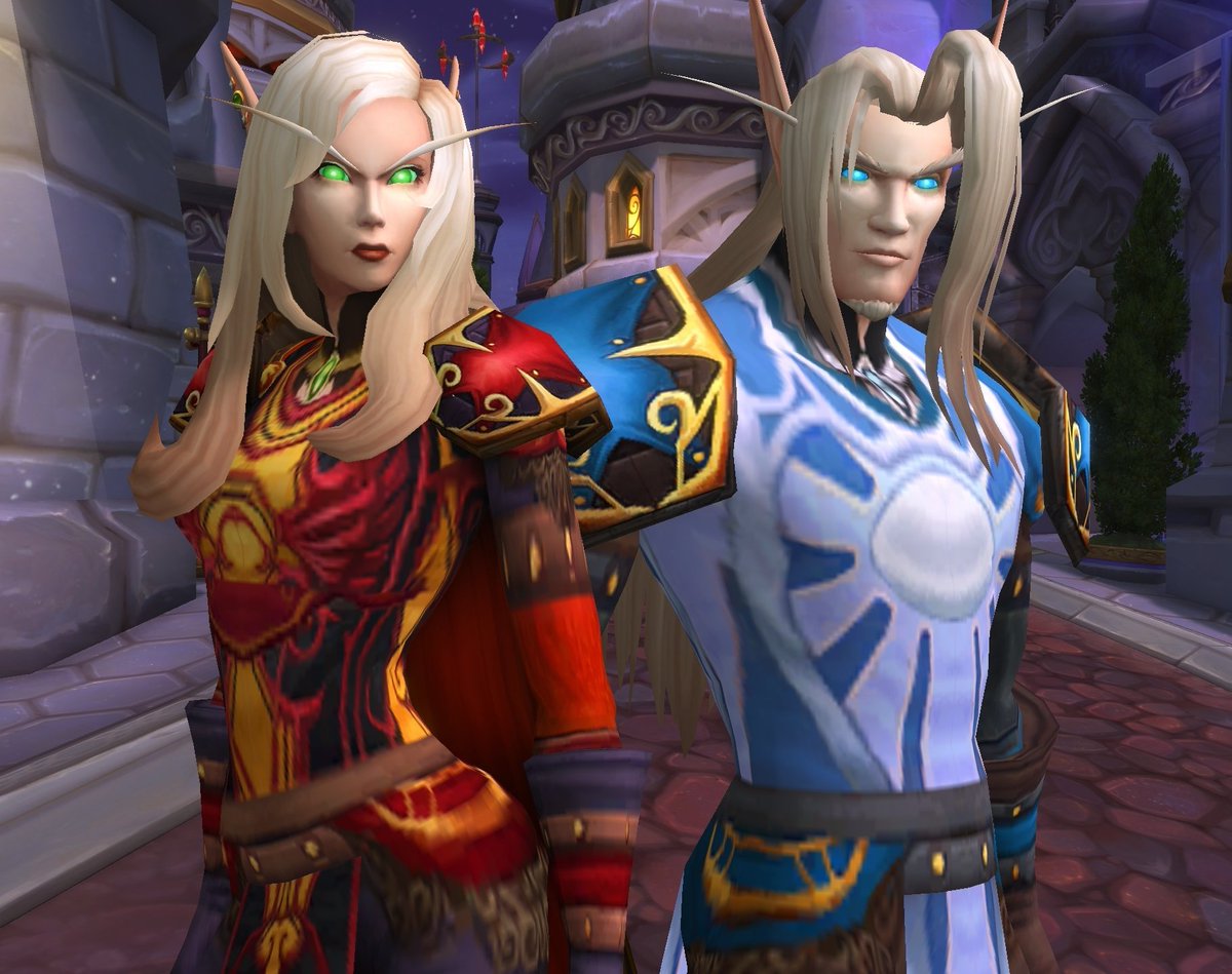 So when we finally reach the divide between high elves and blood elves ...