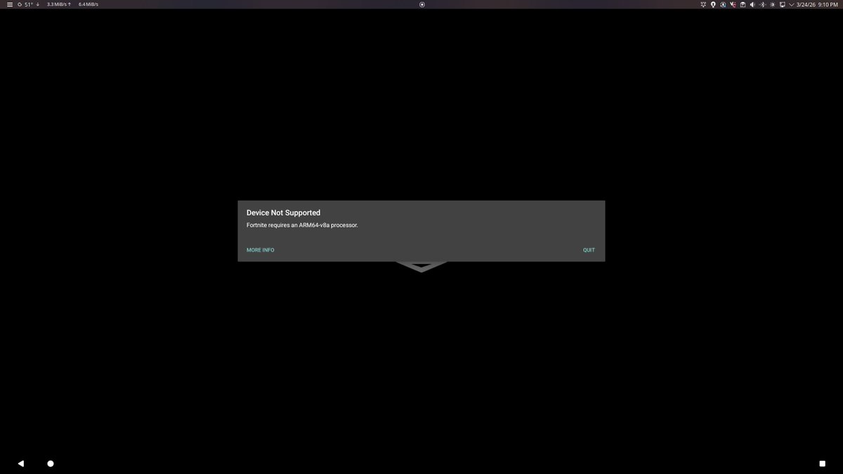 Does Fortnite work on Linux? tweet media