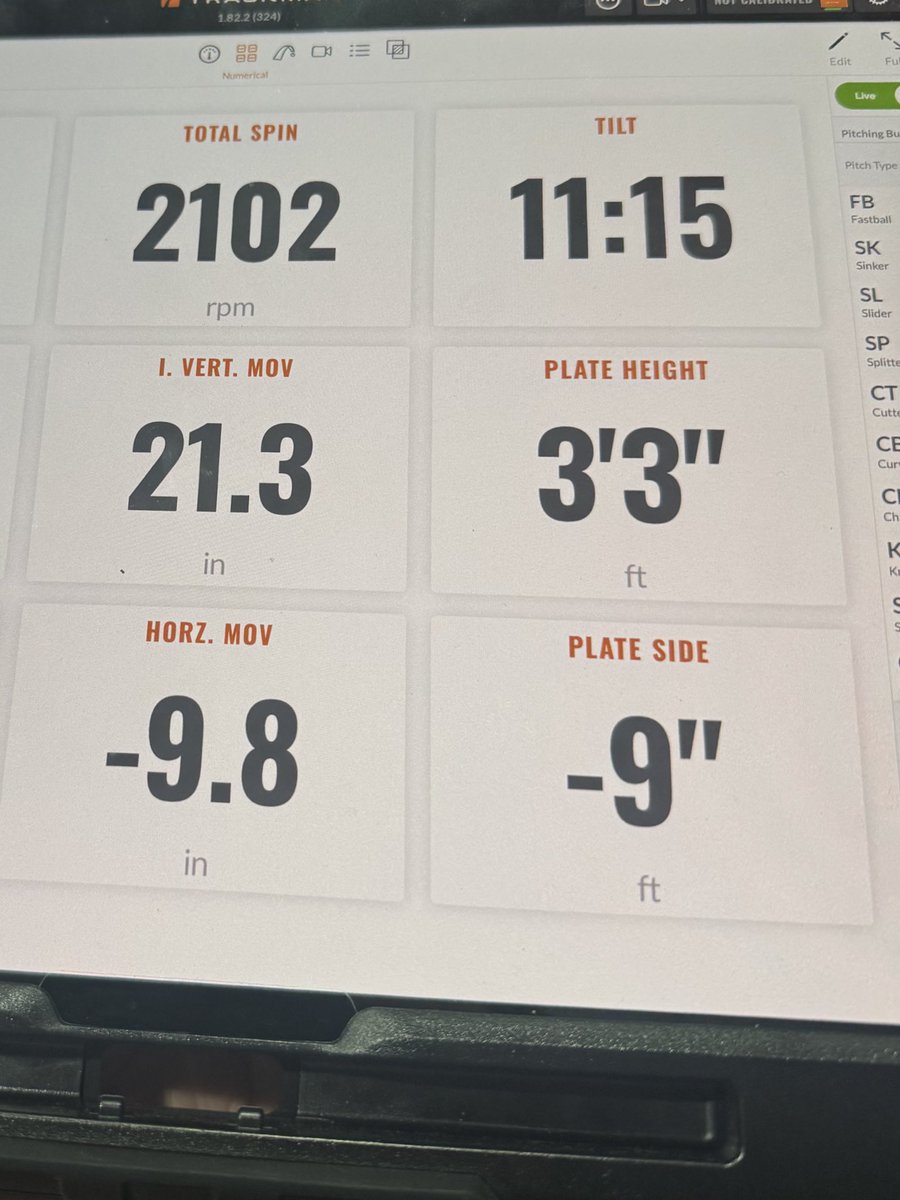 WesWesito1's tweet photo. A little bully, I got plenty left but im looking for another pitch to add to the arsenal! Continuing to trust the work and get better every day.

Uncommitted 2027 LHP
Dickinson HS (TX)
6’0” | 200 lbs | L/L

#Uncommitted #LHP #BaseballLife #PitchingLab #Trackman #TexasBaseball https://t.co/glRhO9fIJL