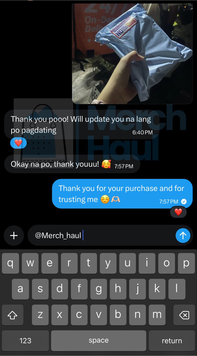 Merchandise Haul tweet media