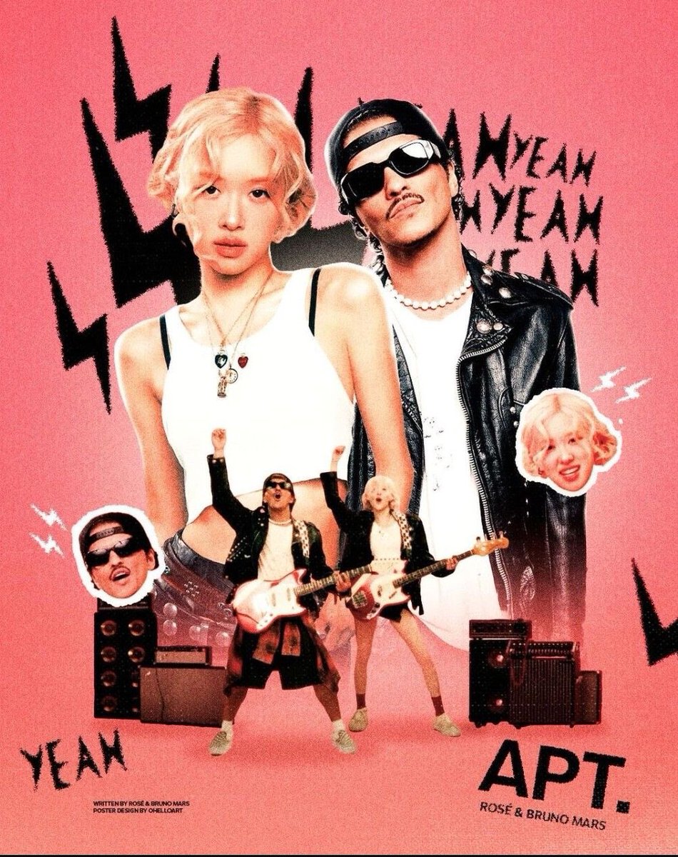 “APT” by Rosé and Bruno Mars re-enters the Top 40 on the United World Chart with 78,000 points.

— It is currently the only song by a K-pop act inside the Top 40 on the chart.