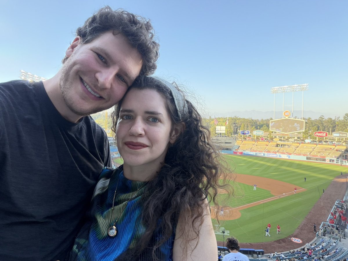 pickleknee's tweet photo. Ballpark 21 together! I know it’s only an exhibition game, but watching Shohei pitch for the first time in person (striking out 11 through 4 and recording a hit) has been an experience. Wow. https://t.co/akWzJB4hBT
