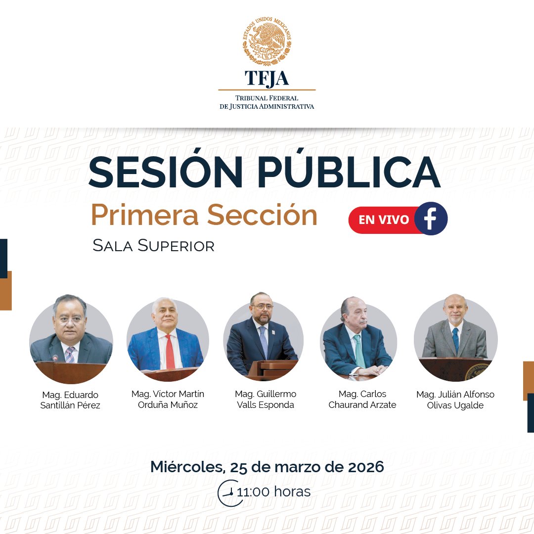 Tribunal Federal de Justicia Administrativa tweet media