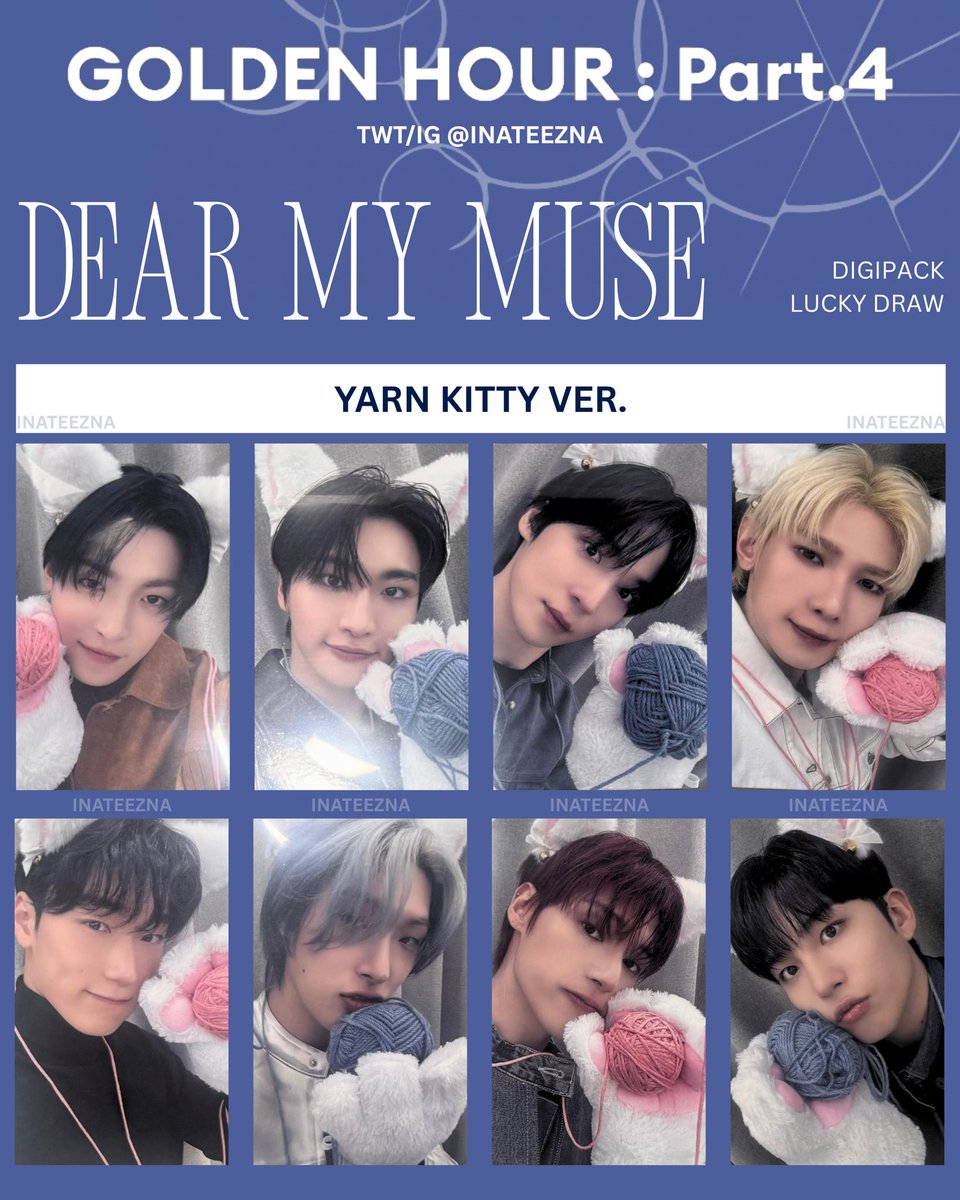 ATEEZ [GOLDEN HOUR : Part.4] GH4 Photocard PC Dear My Muse DMM