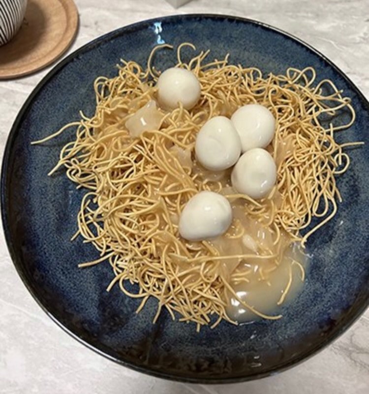 gb122m's tweet photo. ワイの手作りご飯、鳥の巣とか言われてて草 https://t.co/GVCBx9KDTk