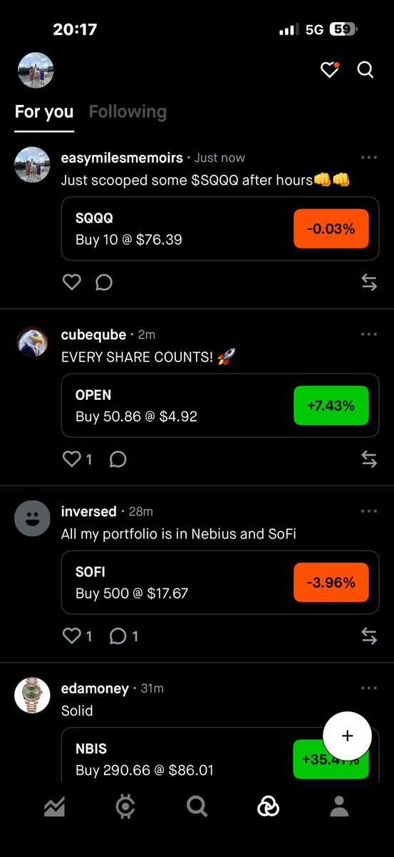 Trading just leveled up.
Robinhood Social: verified profiles, live entries/exits, real daily &amp; yearly P&amp;L.
Scroll, discuss, then execute straight from the feed.
Beta is rolling — who’s stacking with me? 🚀 $HOOD