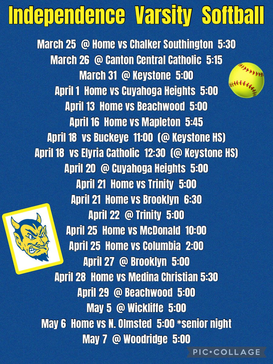 Independence Blue Devils Softball tweet media