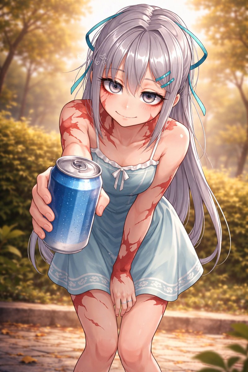 cicakuning's tweet photo. Want to drink? 
#TeachingFeeling #Sylvie #AIart https://t.co/vChiNdtRus