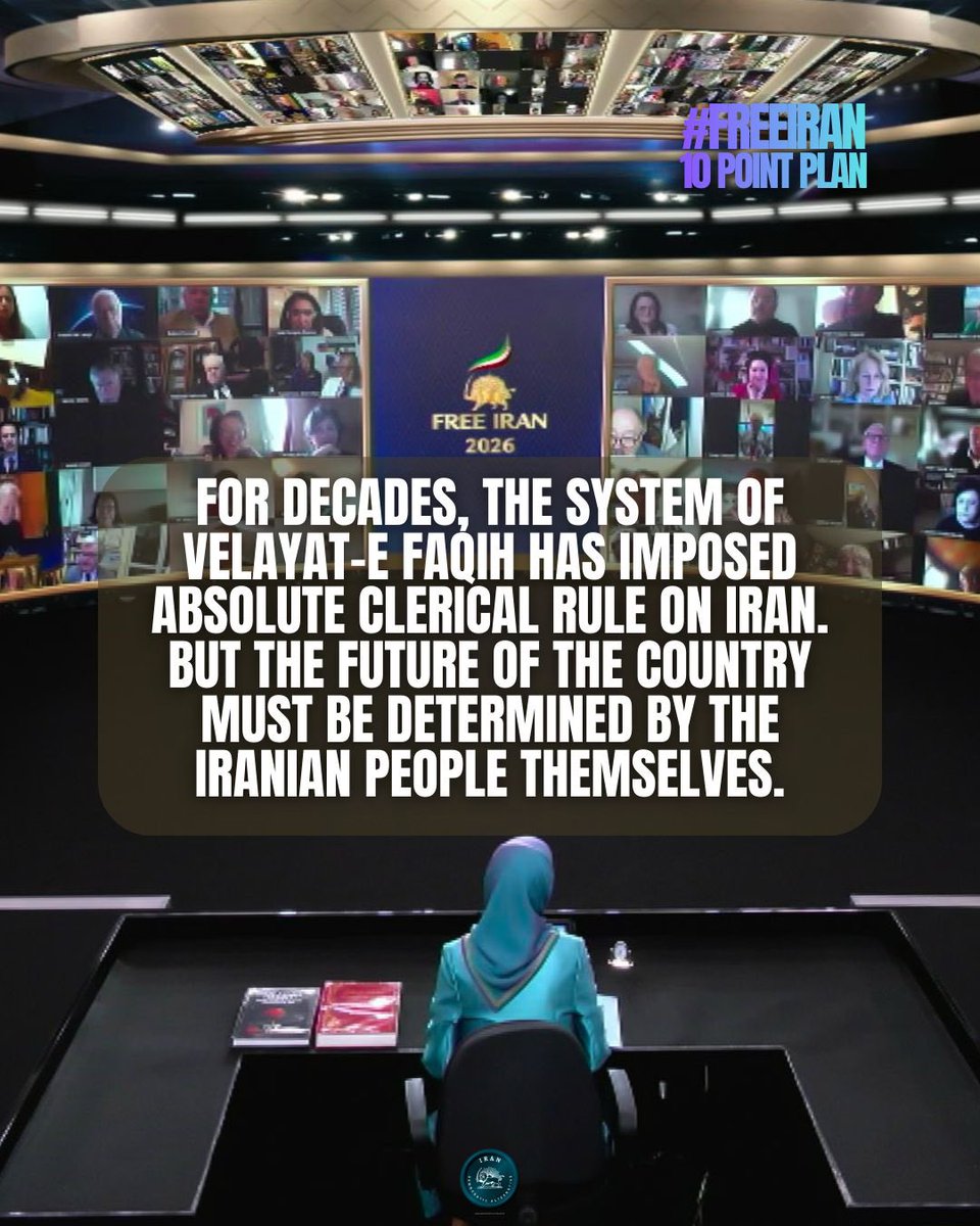 IranDemoAlt's tweet photo. @Maryam_Rajavi For decades, the system of Velayat-e Faqih has imposed absolute clerical rule on Iran. But the future of the country must be determined by the Iranian people themselves.
#FreeIran #IranDemocraticAlternative #NCRIAlternative https://t.co/FtARqad90M