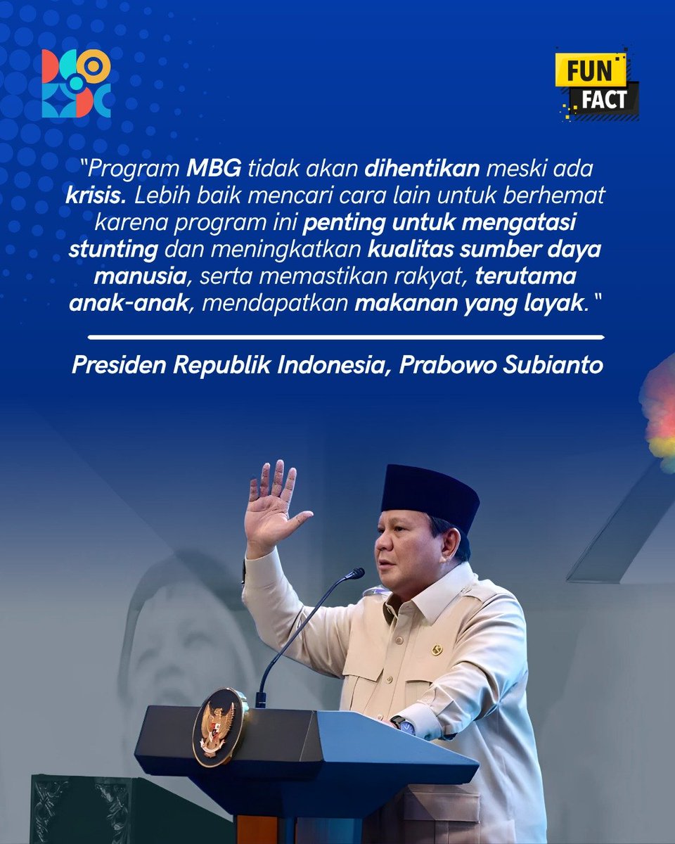 updateeterus's tweet photo. Program MBG jadi langkah nyata membangun generasi unggul dari fondasi gizi yang kuat. Bukan sekadar program, ini investasi masa depan Indonesia.

#ProgramMBG
#MakanBergiziGratis
#GiziKuat
#InvestasiMasaDepan
#GenerasiUnggul https://t.co/ylB5ArUmWF