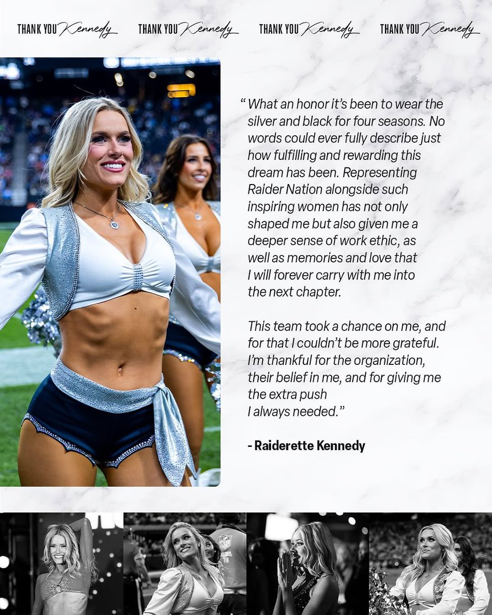 Raiderette Daily tweet media