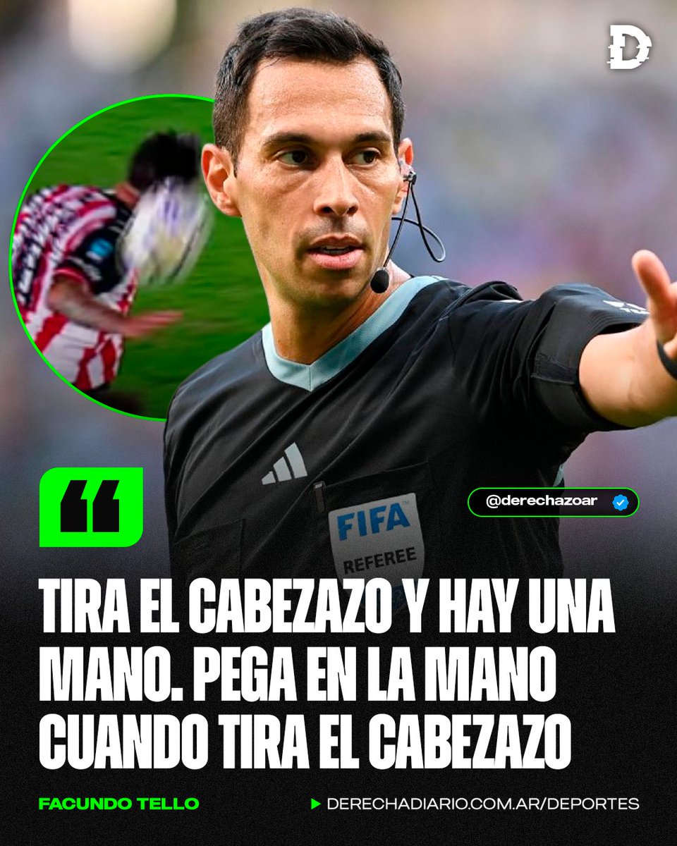 🇦🇷🚨 ROBAN IMPUNEMENTE : Se dieron a conocer las comunicaciones entre el VAR y Tello sobre el penal que le robaron a Huracán vs Barracas.

‼️ El corrupto árbitro justificó la mano diciendo que es un movimiento natural de "cabecear".