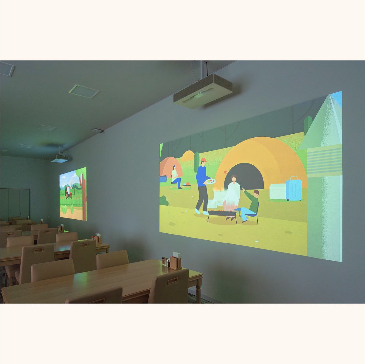 CellInteractive's tweet photo. 【Works】Nature in Nanporo
北海道南幌町の季節をモチーフとした、公共施設の空間演出アニメーションを制作。

南幌温泉ハート&amp;ハ��ト
https://t.co/is4vRiTWHb

時間とともにゆっくり流れるアニメーションで、南幌の四季や魅力を表現しています。

#アニメーション制作 #webデザイン #webサイト制作 https://t.co/yrMw6vnIIk