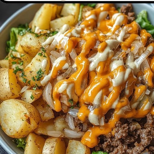 The Best Smash Burger Bowl