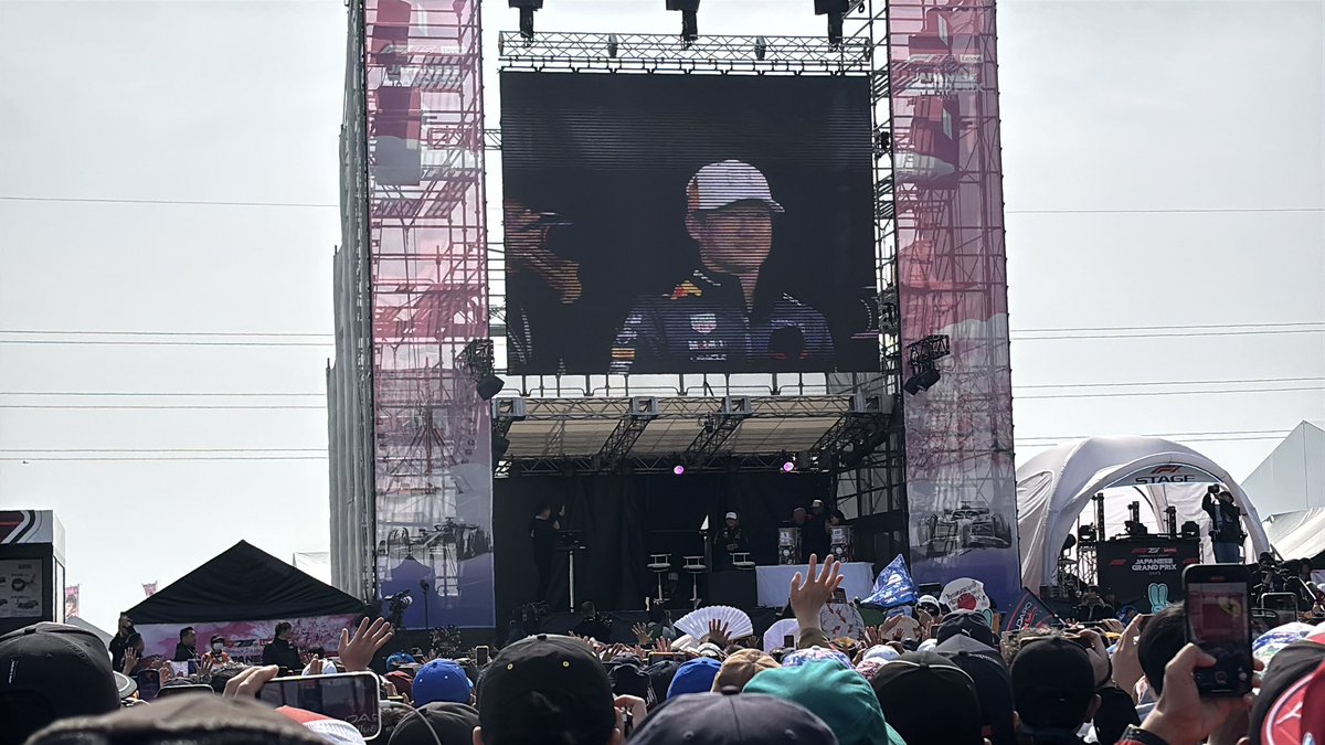 𝔽𝟙ちぇろ君　鈴鹿F1 2026は応援席から現地観戦✨ tweet media