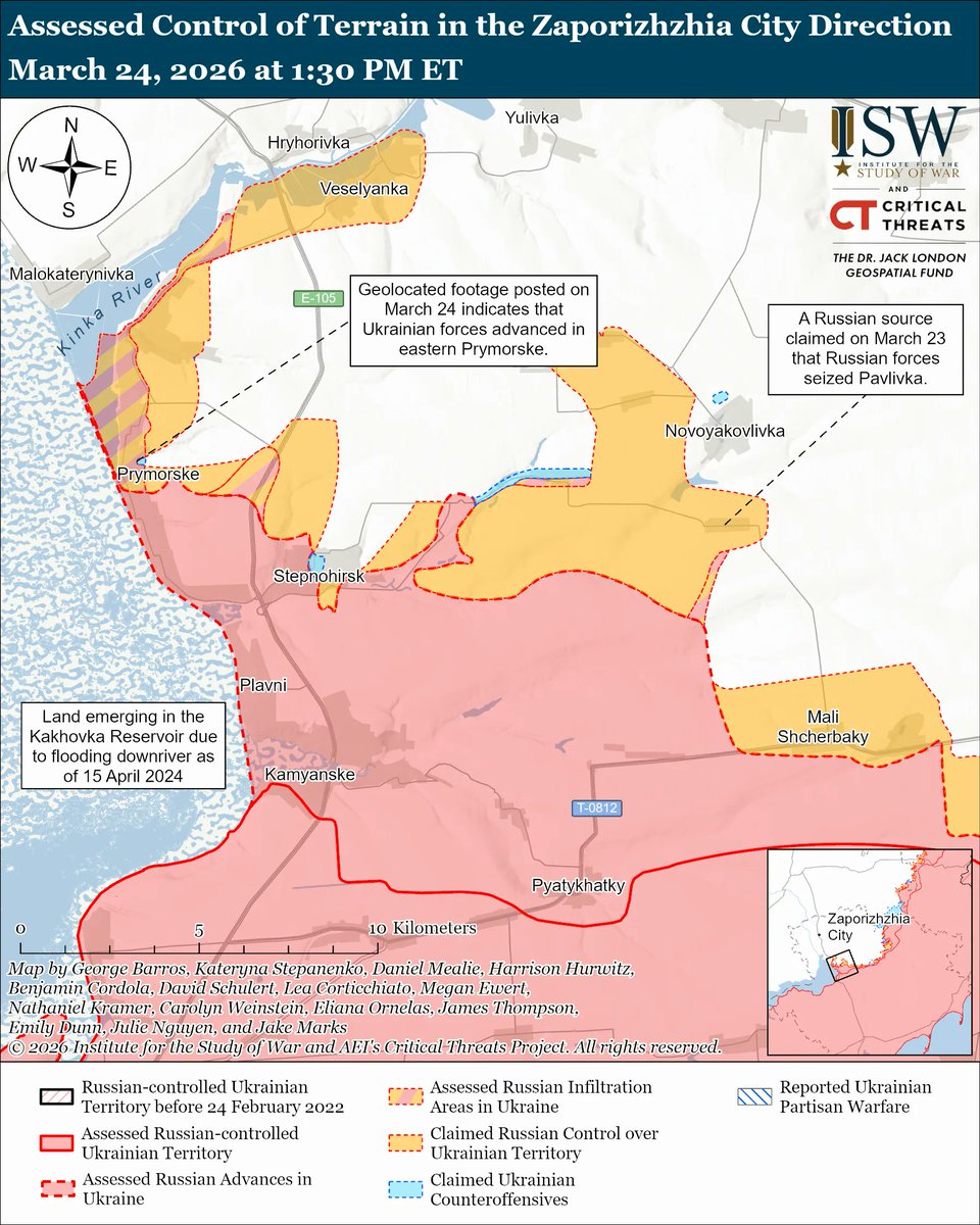 Institute for the Study of War tweet media