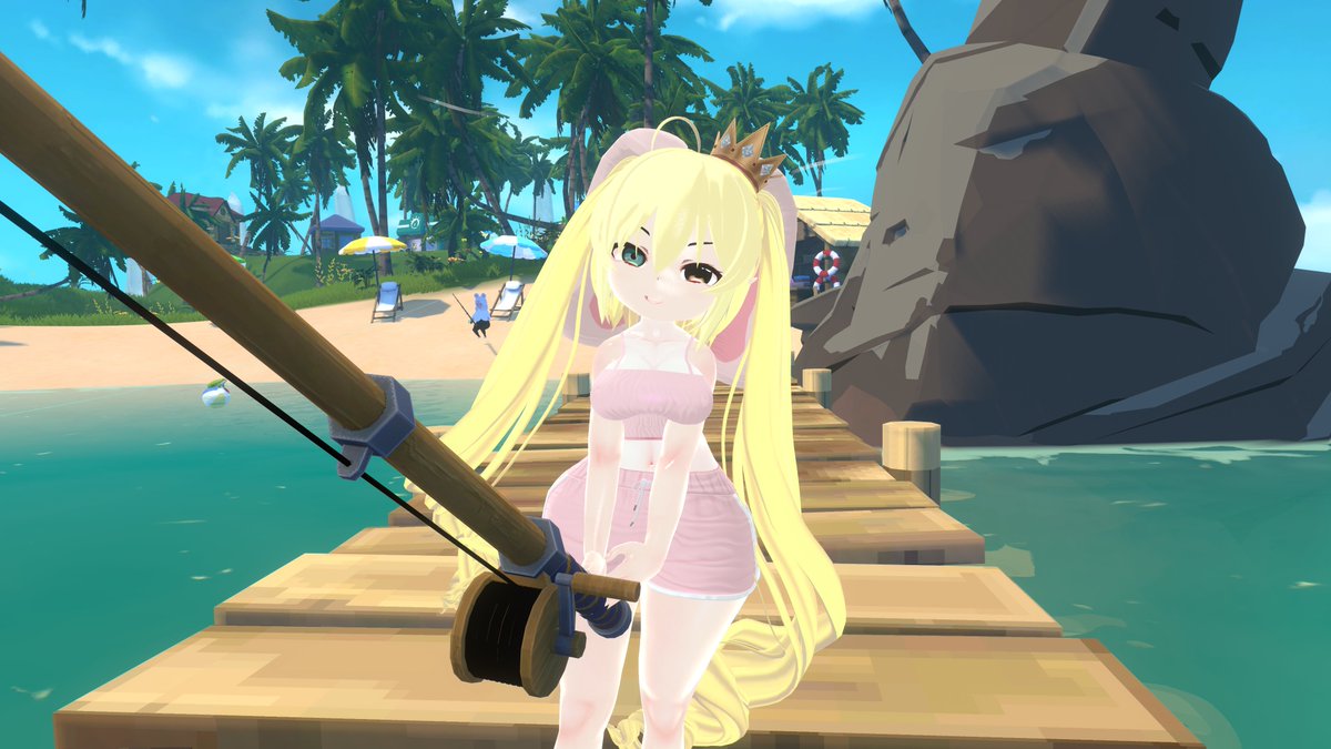 MocchiVR's tweet photo. Thinking in adding pink outlines to the model https://t.co/1UTBZoT98Q