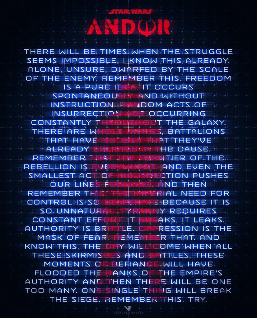 venturepictures's tweet image. You can repost your old work.

No one can stop you. #andor