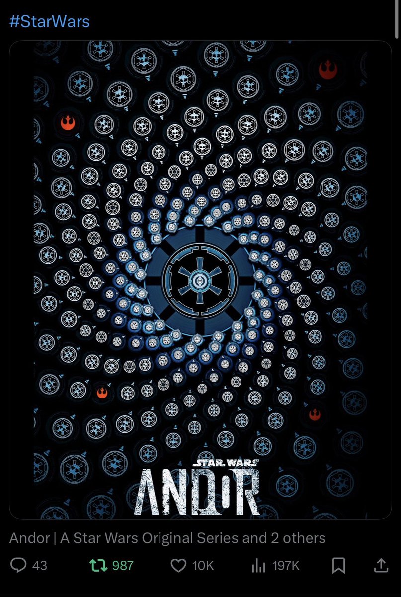 venturepictures's tweet image. You can repost your old work.

No one can stop you. #andor