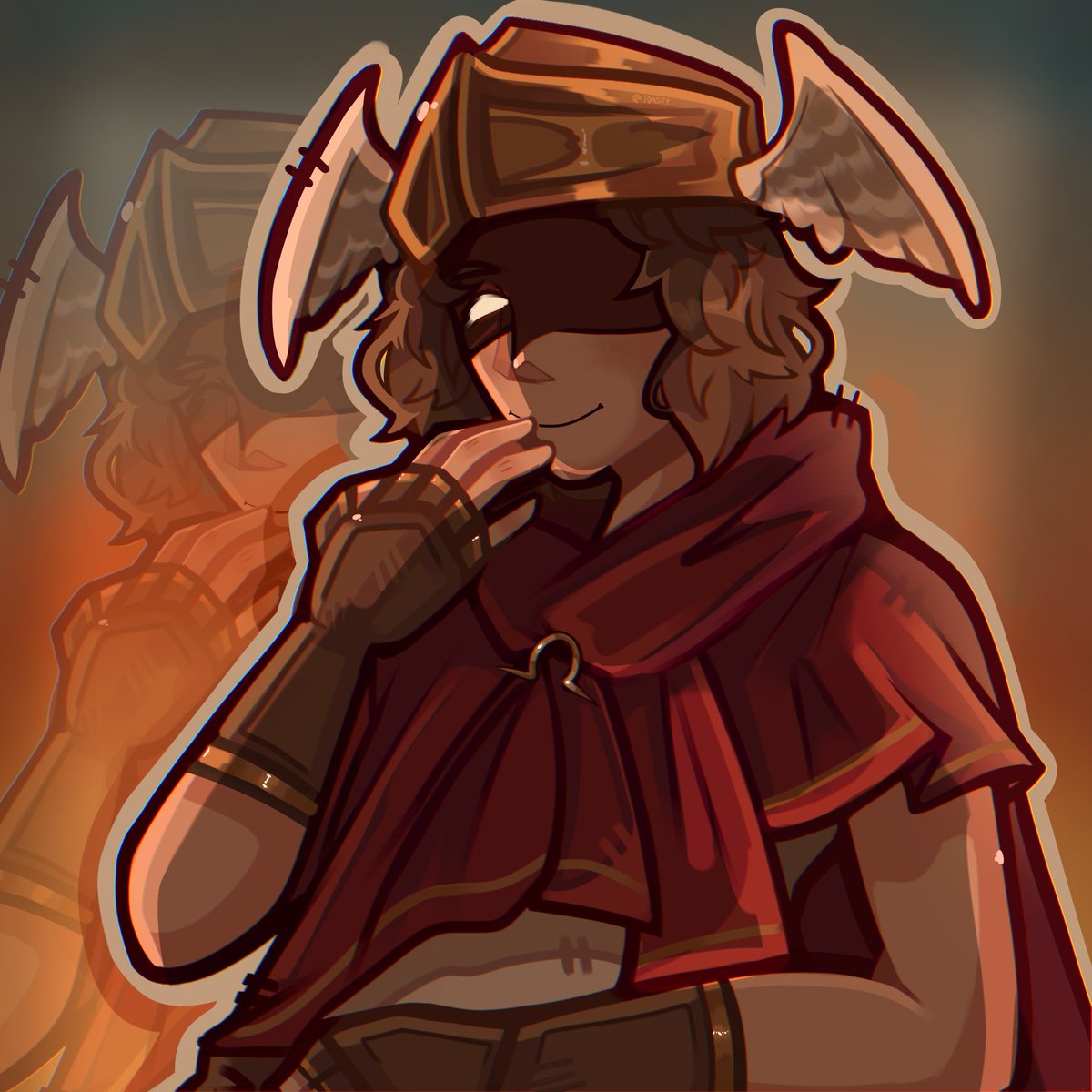 Toasty3jx's tweet photo. I got bored so I drew Hermes #EPIC #Hermes #Epicthemusical https://t.co/FrY03SLAIO