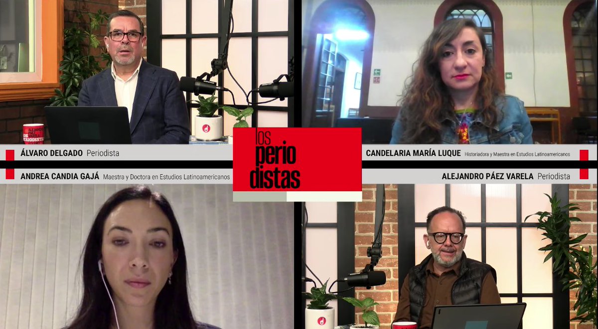 #EnEntrevista Andrea Candia Gajá, Maestra y Doctora en Estudios Latinoamericanos y con la historiadora, Candelaria María Luque, conversan con <a href="/alvaro_delgado/">Alvaro Delgado Gómez</a> y <a href="/paezvarela/">AlejandroPáezVarela</a> sobre el 50 aniversario del golpe militar en Argentina.

🔴 En Vivo #LosPeriodistas 
youtube.com/watch?v=1f0UJe…