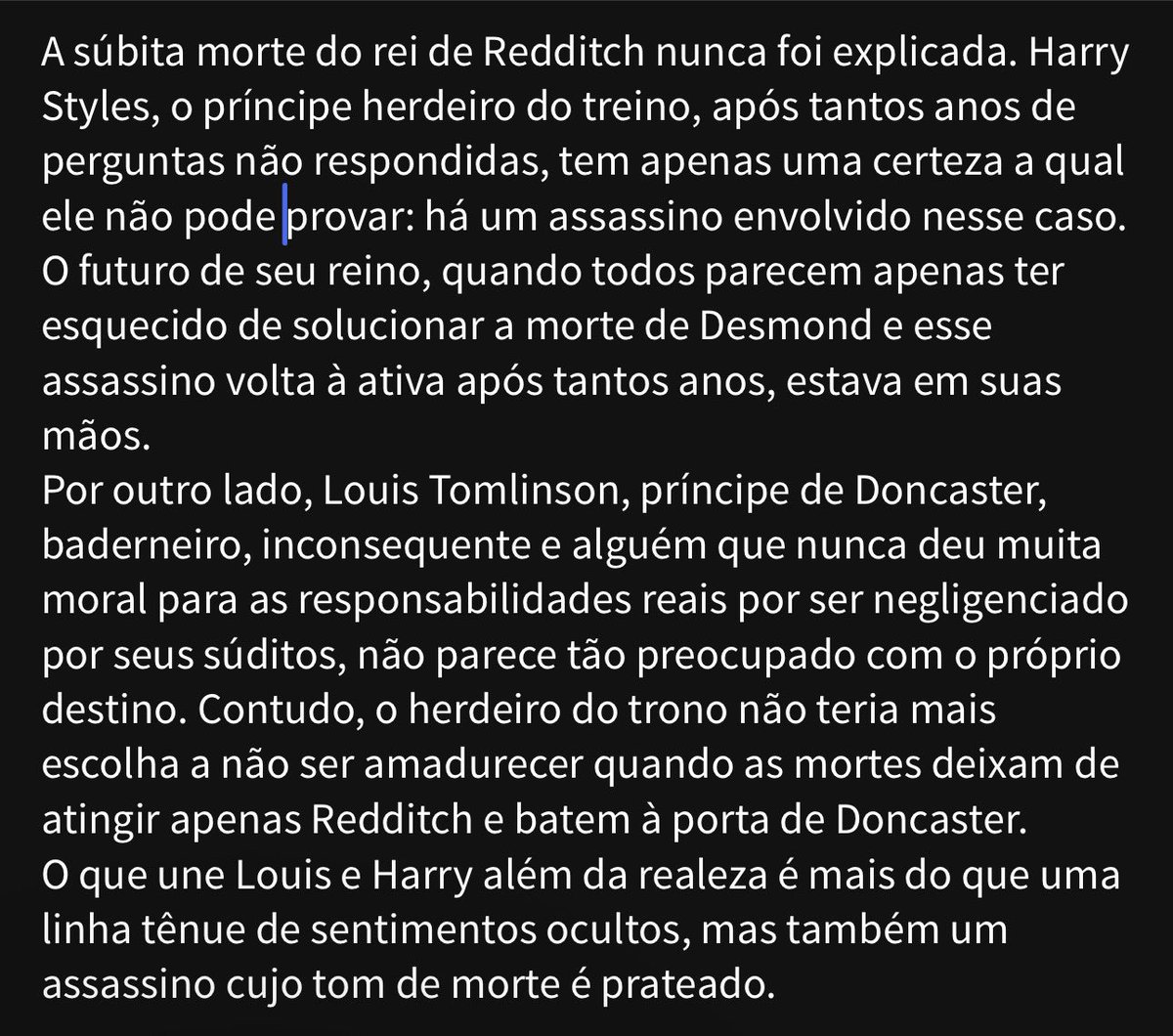 Sinopse da minha próxima fanfic ☝️