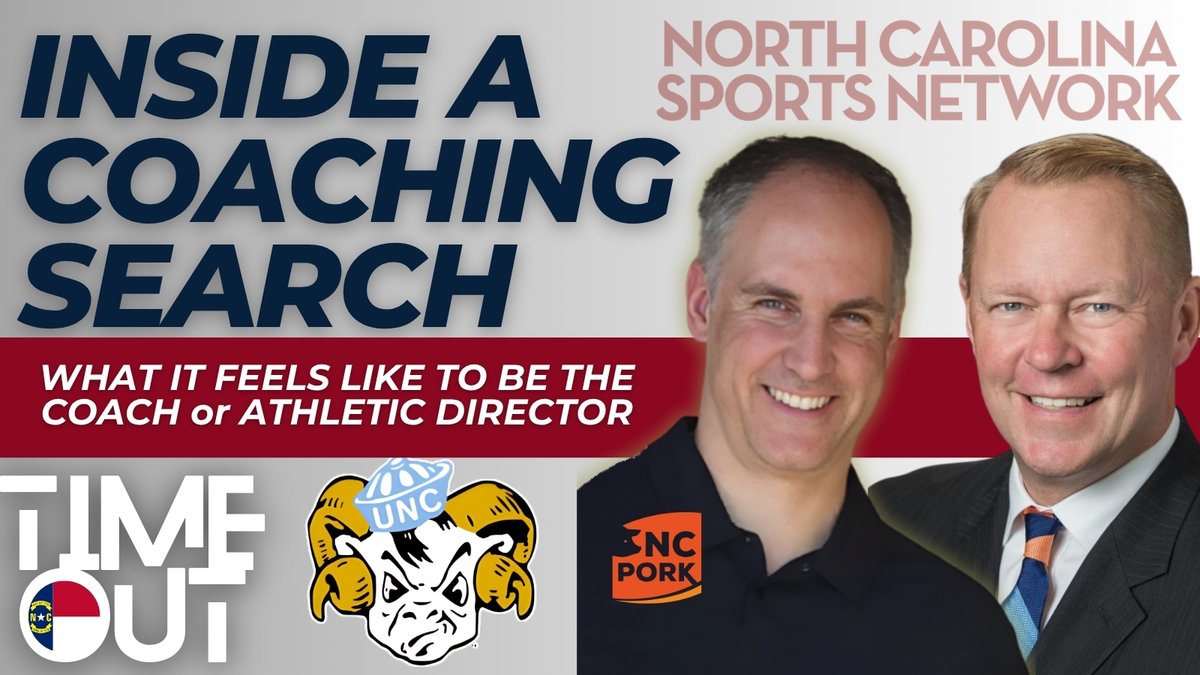 TheNCSportsNet's tweet image. WANT TO KNOW HOW A COACHING SEARCH WORKS BEHIND THE SCENES?
Hear from people who have been the coaching target, and the person who has made the hires:
Coach Kerry Keating and former Director of Athletics Mike Waddell, on this special edition of #TIMEOUT 

WATCH: