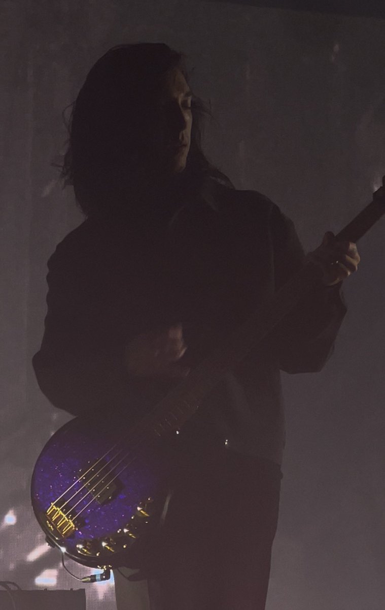 this purple glittery bass I’m too obsessed