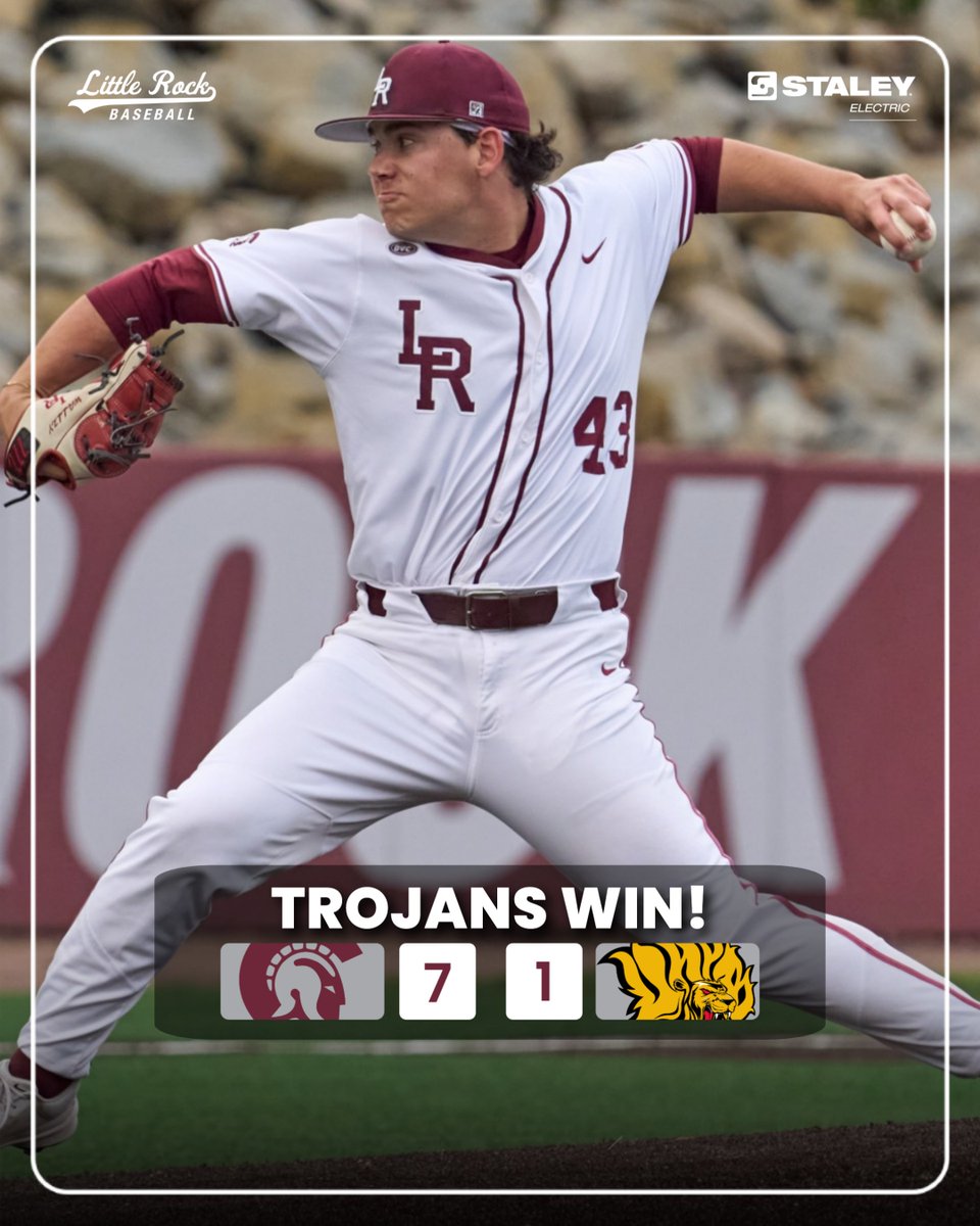 LittleRockBSB's tweet photo. TROJANS WIN!! ⚔️

#LittleRocksTeam https://t.co/mEYnQY27Pk