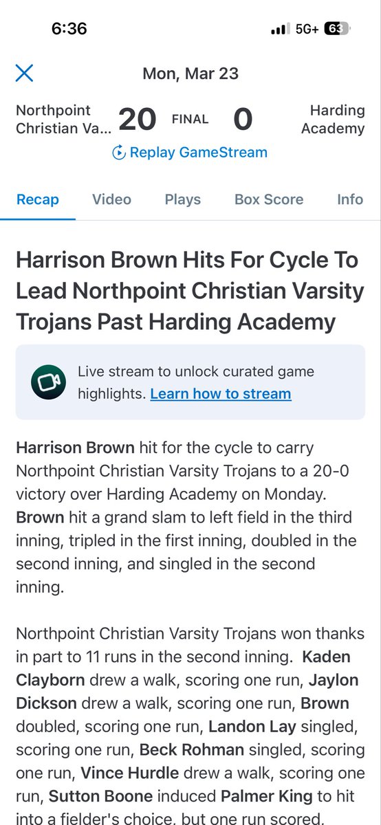 Northpoint Baseball tweet media