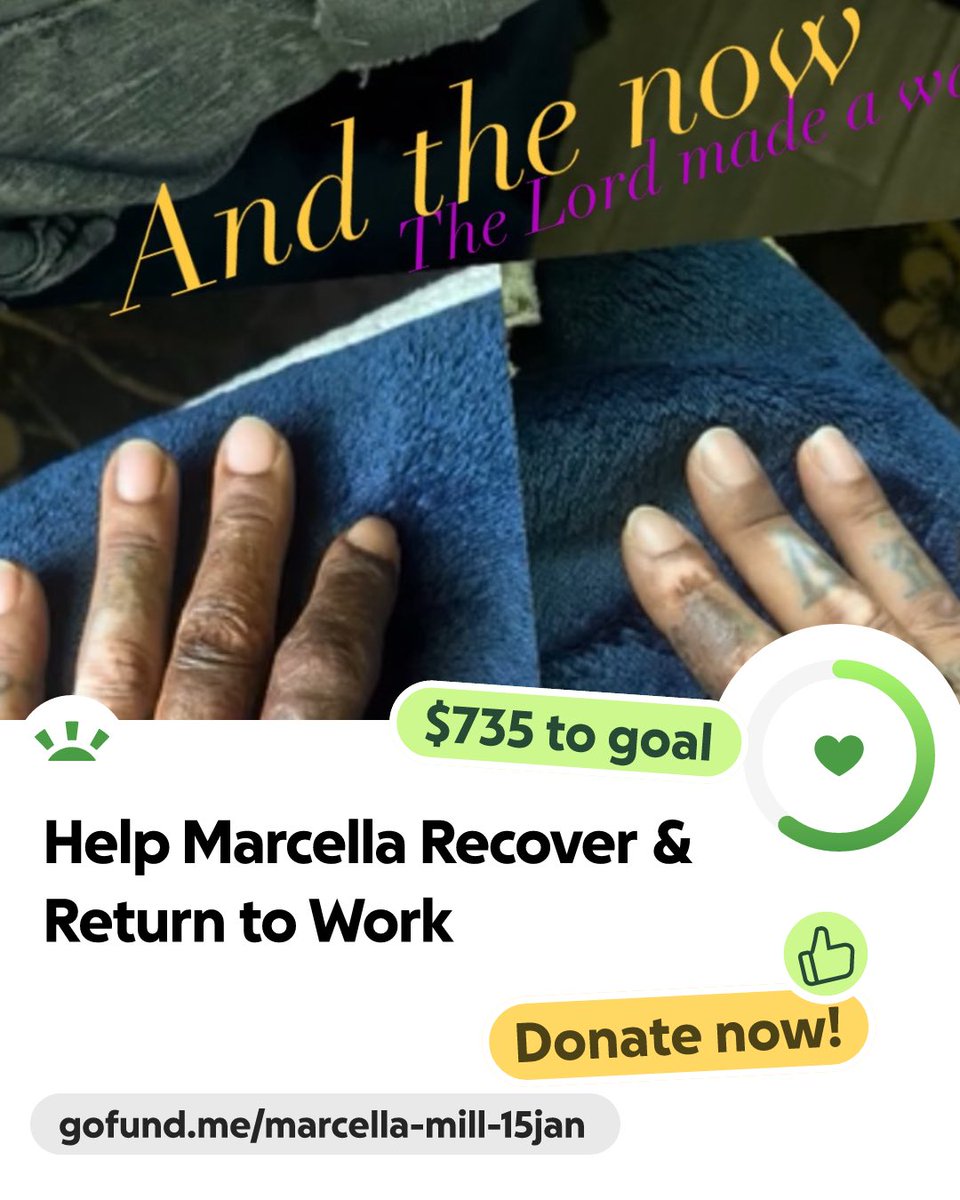 _YoungLuv_'s tweet photo. Hope 4 Marcella 
Any support makes a huge impact, every donation helps or a simple share 
God’s Blessings
cashapp $marcellaluv
She has zelle and PayPal 
Thanks
*a mechanic is great help
⁦@gofundme⁩
#gofundme #atlanta #georgia #gwinnett #atl #artist 

https://t.co/U0AYnV1ICb https://t.co/V3sWq5HCB7