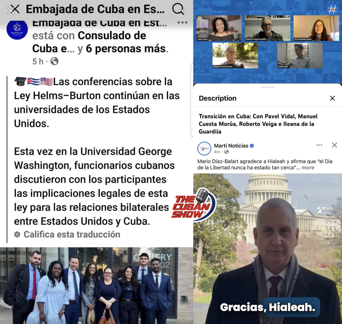TheCubanShow502's tweet photo. Mientras payasos y traidores de la falsa oposición te distraen con meneo de nalgas en el circo montado en Hialeah, la inteligencia cubana organiza tras bambalinas la falsa transición que necesita el régimen asesino de La Habana para mantenerse en el poder. 
Mientras, el cubano sigue esclavo y sin libertad, poniendo sus esperanzas en los mismos que en 67 años, de una u otra forma, han sido cómplices de que esa tiranía siga ahí. Explicarle a la masa acéfala que todo esto forma parte de la misma agenda es perder el tiempo. 🤷🏻‍♂️