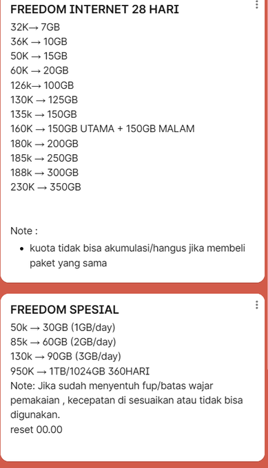 AFIVESTORE2|KUOTA PAKET AKRAB |CV PULSA XL AXIS tweet media